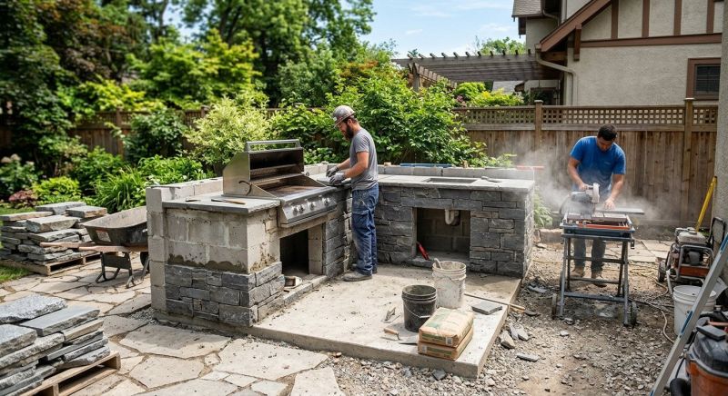Outdoor Kitchen Construction in Sonoma County, CA