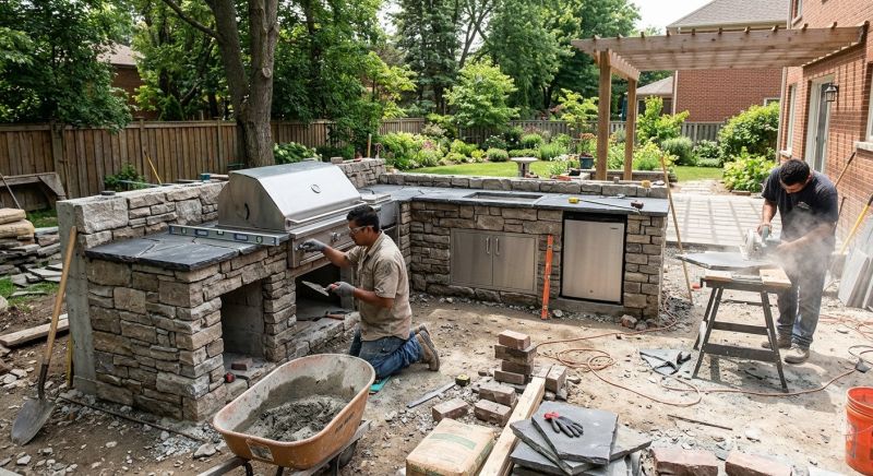 Outdoor Kitchen Construction in Mount Pleasant, SC