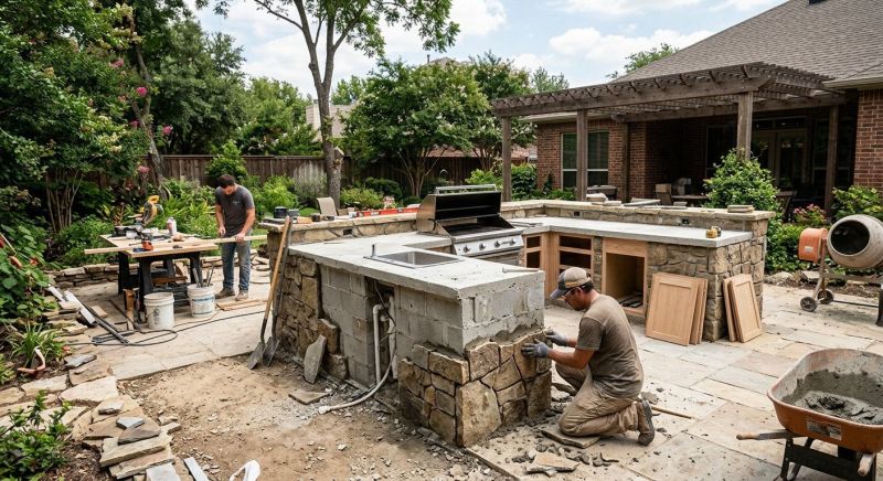 Outdoor Kitchen Renovation in Sonoma County, CA
