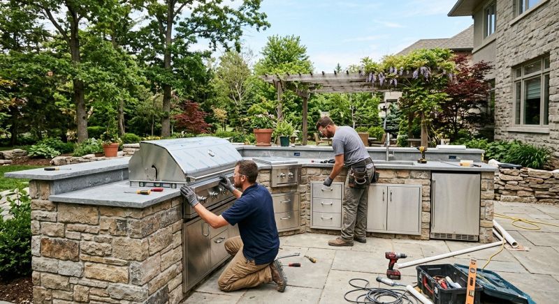 Outdoor Kitchen Renovation in Roswell, GA